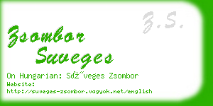 zsombor suveges business card